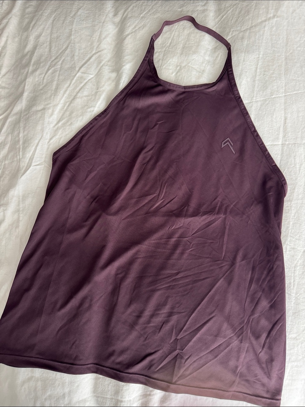 Oner Active Plum Purple High Neck Tank Top